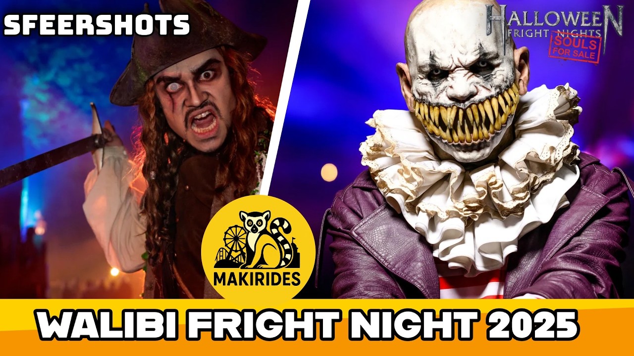WALIBI FRIGHT NIGHT| SFEERSHOTS 2025| MAKIRIDES