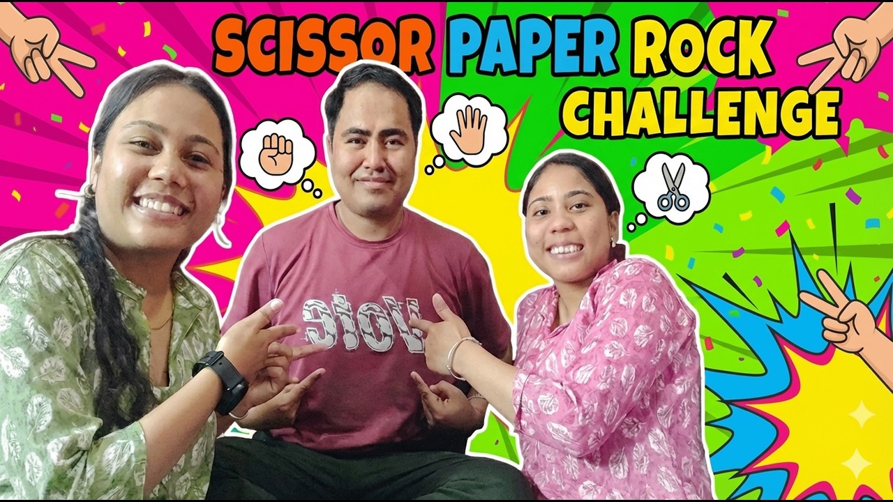 Scissor Paper Rock Challenge!