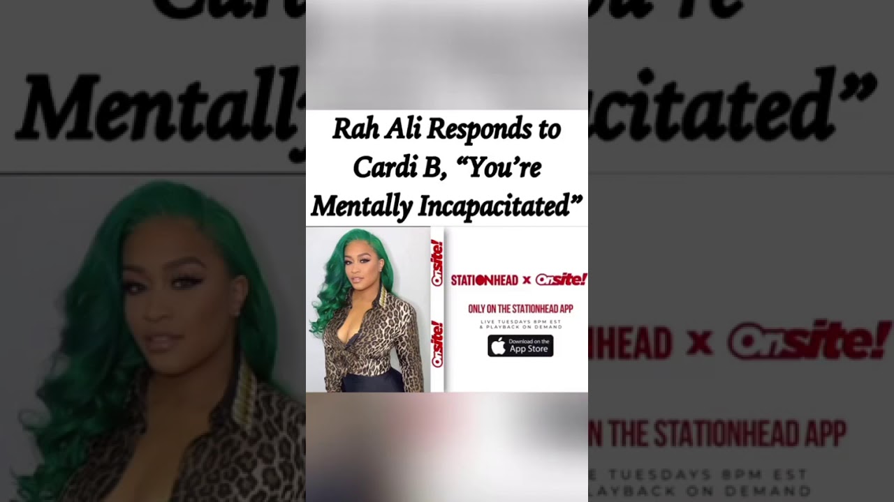 Rah Ali responds to Cardi B and Star Brim on IG (fight Alert)