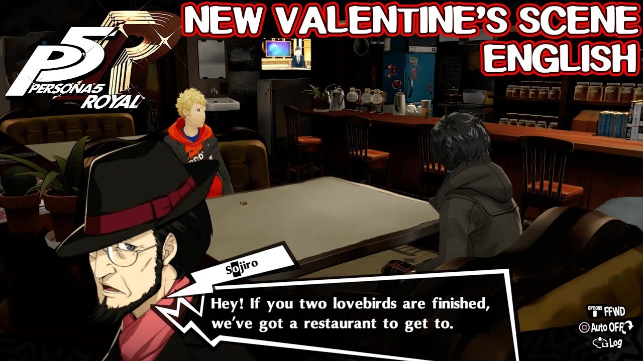 New Valentine's Scene with Boys - Persona 5 Royal