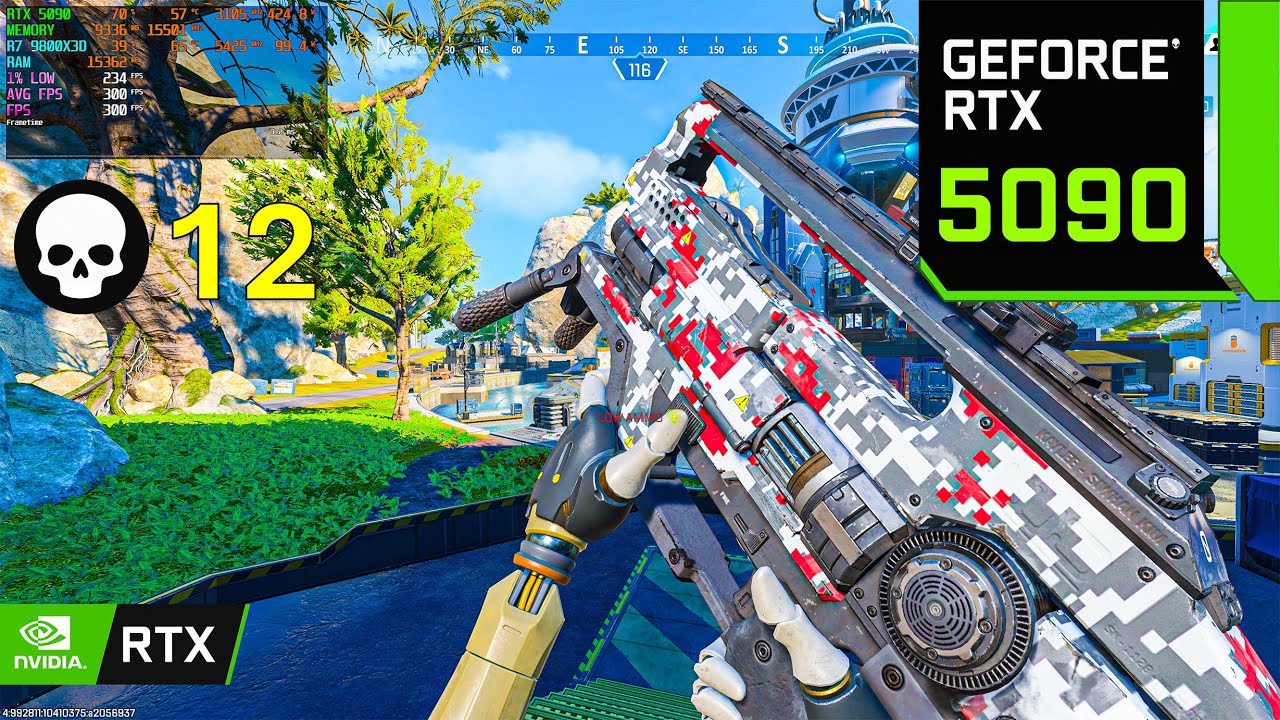 Apex Legends : RTX 5090 ( 4K Maximum Settings | 12 Eliminations Gameplay )