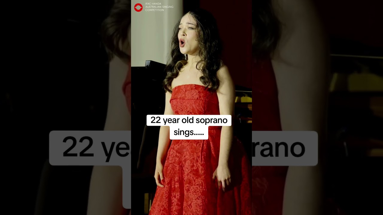 Soprano performs Schubert's &ldquo;Du bist die Ruh&rdquo; at the Semi-Finals  #operasinger #soprano #singer