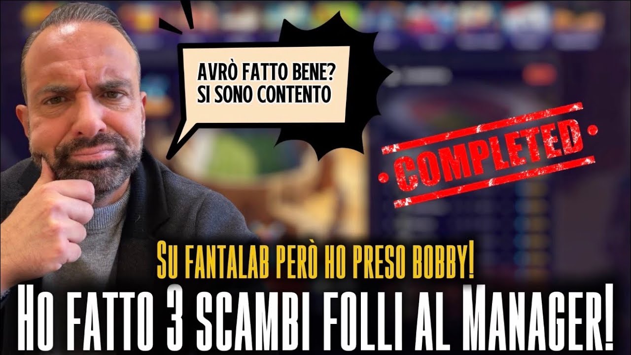 FACCIO TRE SCAMBI FOLLI AL MANAGER | MA HO PRESO BOBBY MALEN 🫡🎬