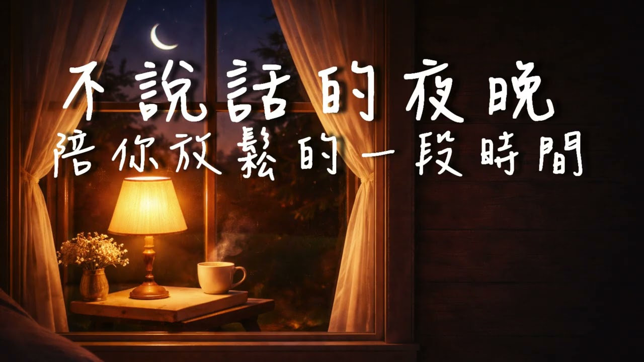 不說話的夜晚｜陪你放鬆的一段時間