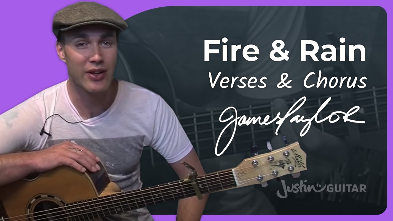 How to play Fire And Rain by James Taylor | Guitar Lesson #2of2