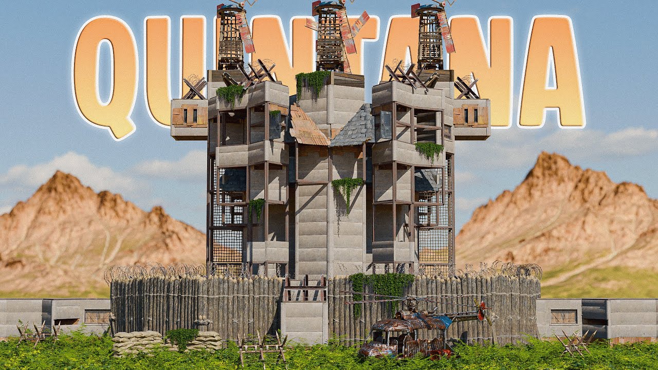 The Quintana | The BEST Small Group OPENCORE Base With BUNKERED Loot | RUST Base Design