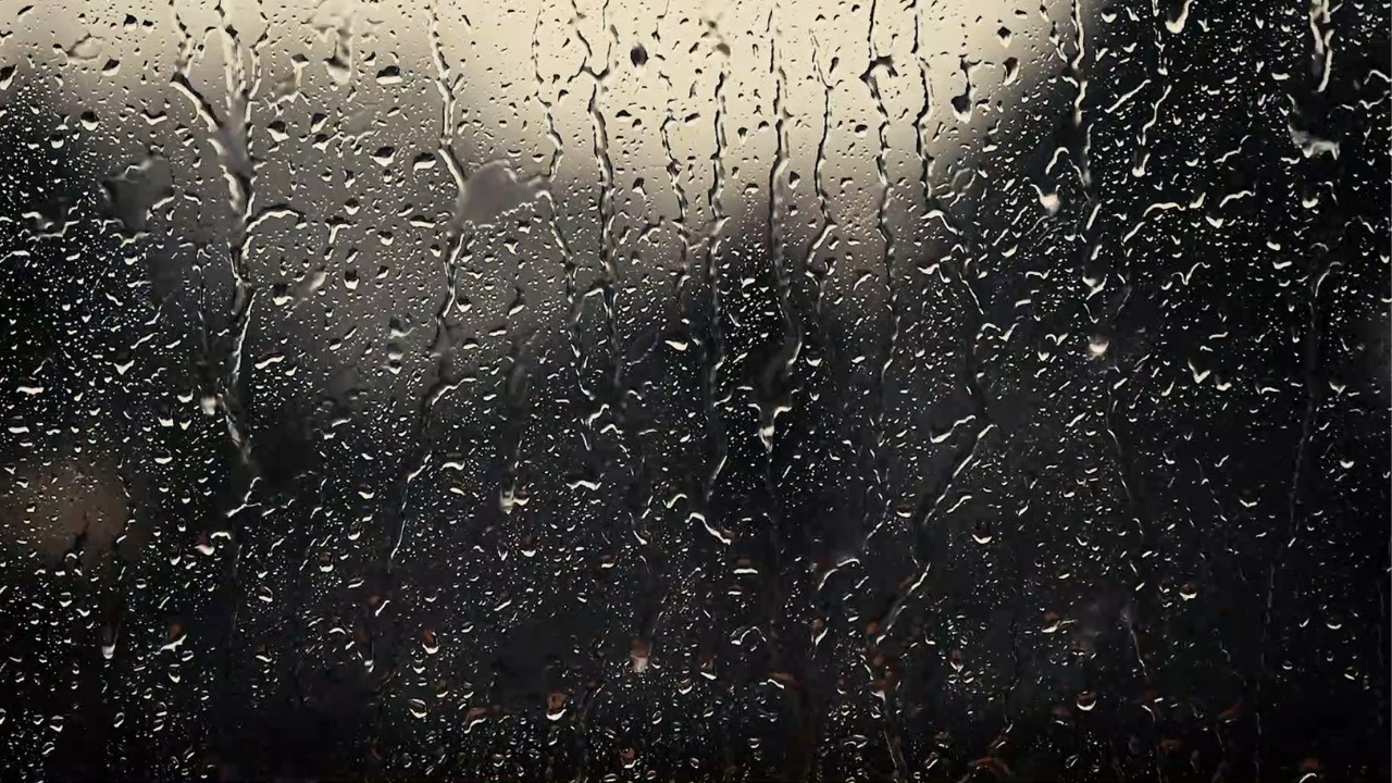 Strong Night Rain on a Foggy Window – 6 Hours of Relaxing Rain Ambience