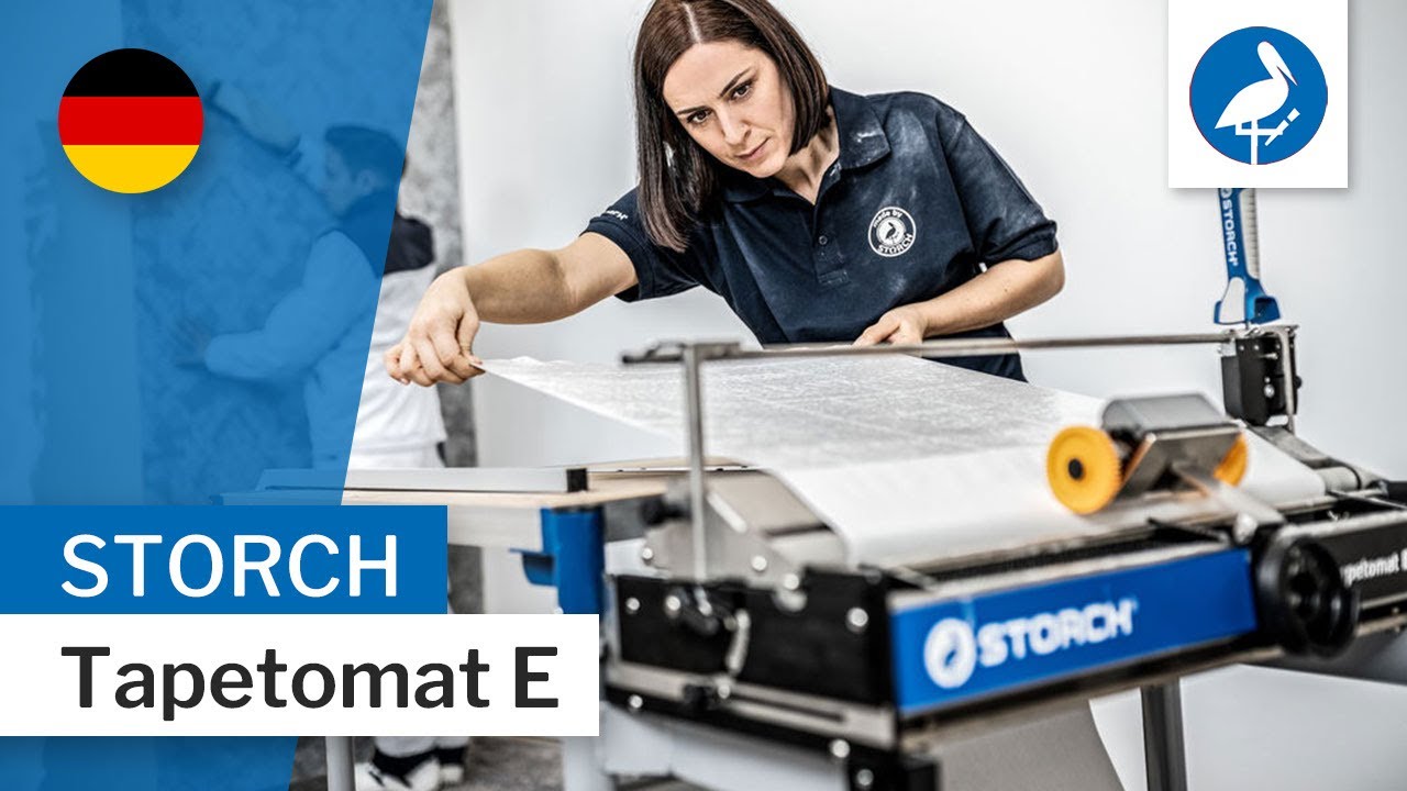 STORCH Tapetomat E: Das alles kann unsere Kleistermaschine für Tapezier-Profis [DE]