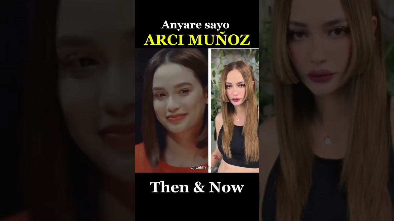 ARCI MU&Ntilde;OZ THEN AND NOW #shortvideo #Arcimu&ntilde;oz #thenandnow #filipinoactress