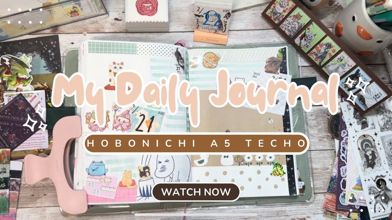 Creative Journal With Me | Hobonichi Techo a5 Notebook