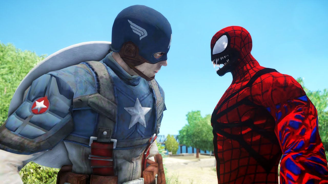 CAPTAIN AMERICA VS CARNAGE - EPIC BATTLE