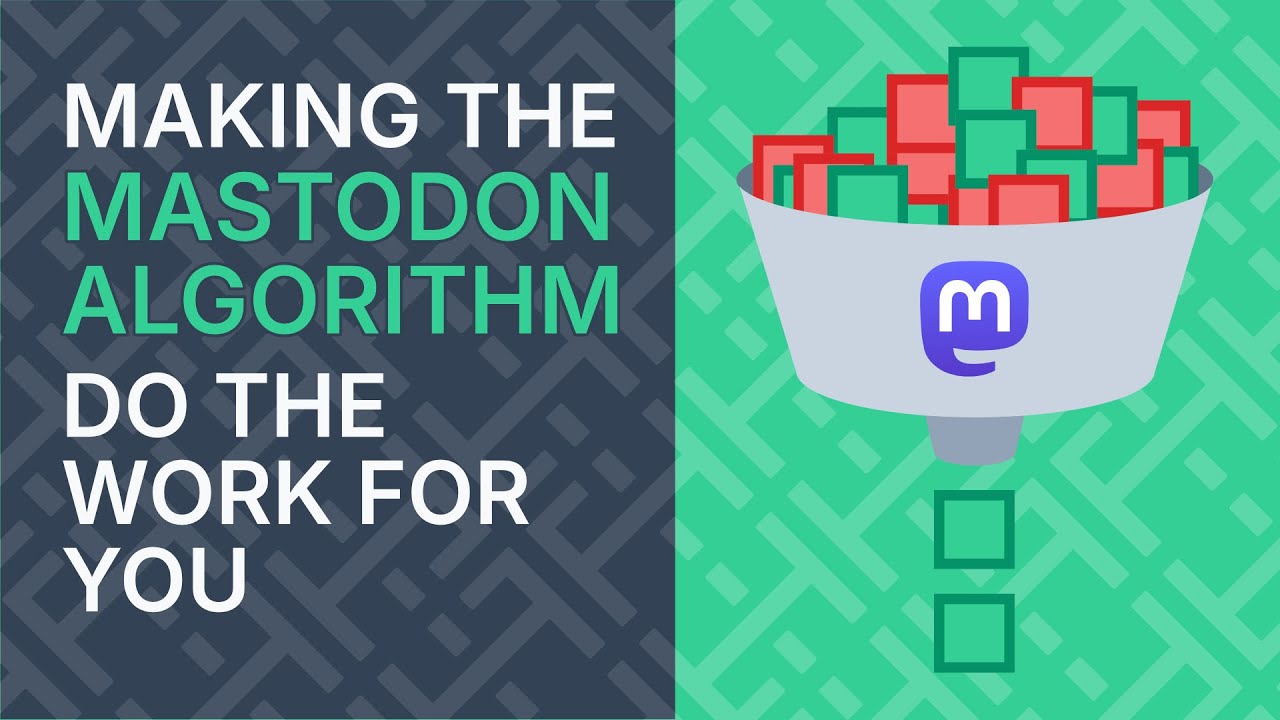 How To Make Your Mastodon Feed More Algorithmic