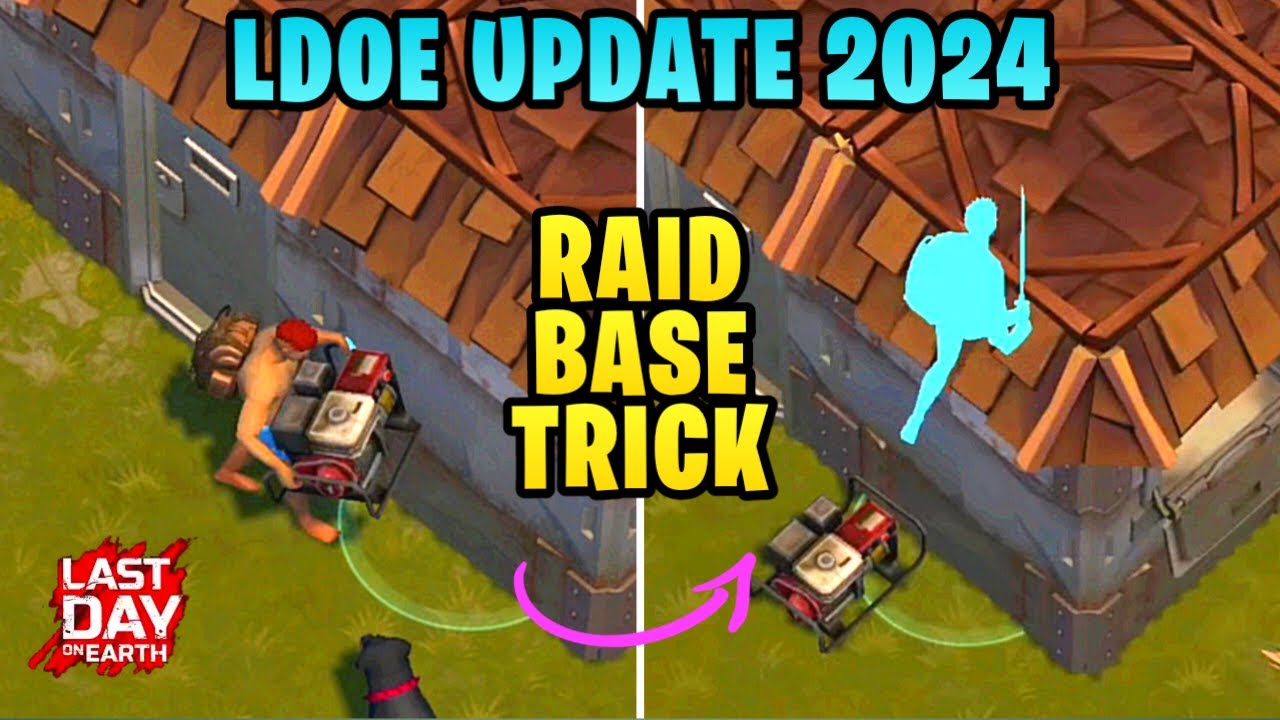 TRICK RAID BASE! METAL WALL GENERATOR / ENGINE TRICK LDOE 2025 - Last Day on Earth: Survival