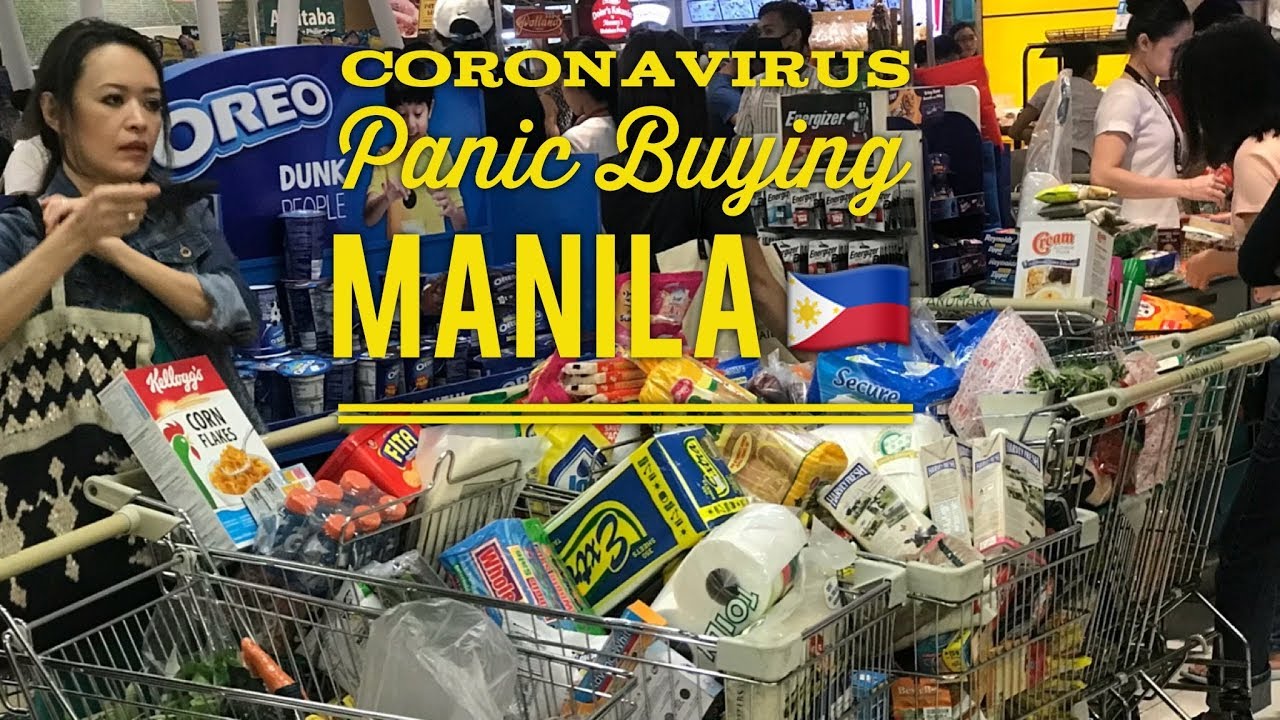 Coronavirus Panic Buying in Manila Philippines: 33 Confirmed Cases of COVID-19