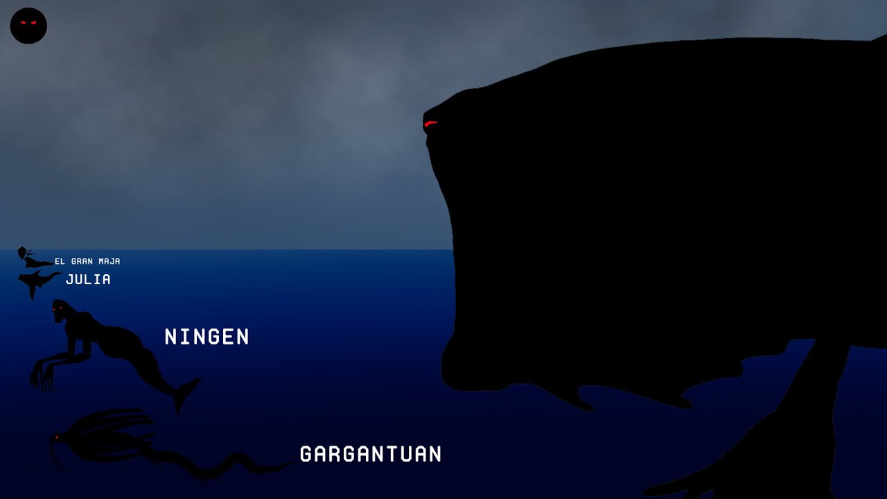 sea monsters size comparison