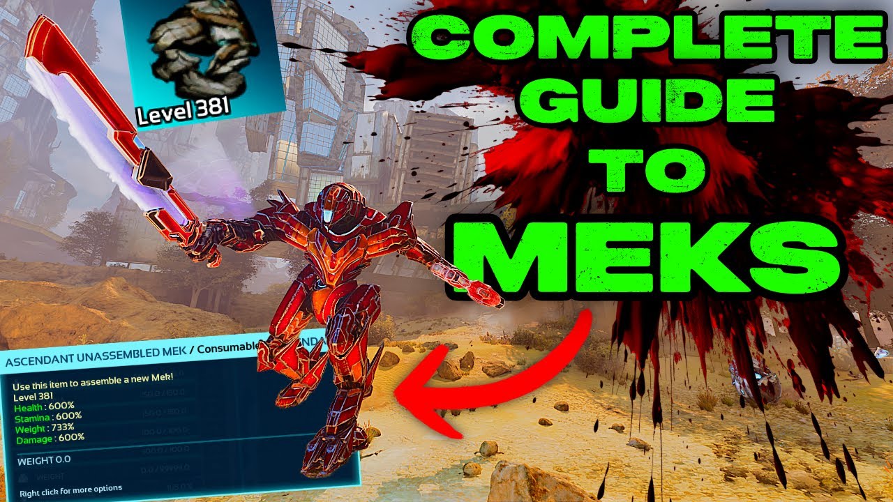 Complete MEK Guide! How To Find Overpowered Meks and How To Use Them In Ark Survival Ascended!!!