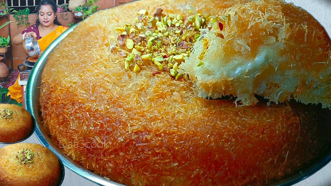 কুনাফা বানানো এত সহজ না দেখলে বিশ্বাস হবেনা, ভাববেন আগে কেন খাইনি|new recipe