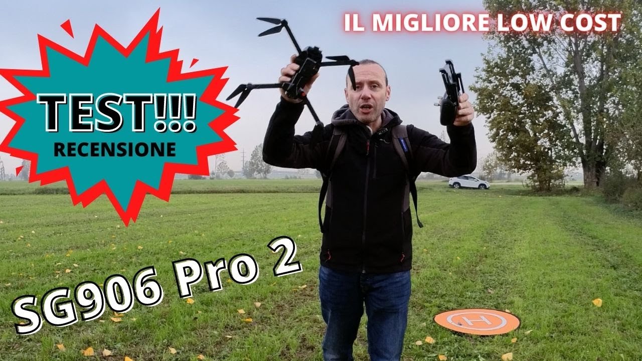 RECENSIONE ZLRC SG906 PRO 2 IL MIGLIORE DRONE LOW COST PER FARE VIDEO E FOTO!!! Review ita