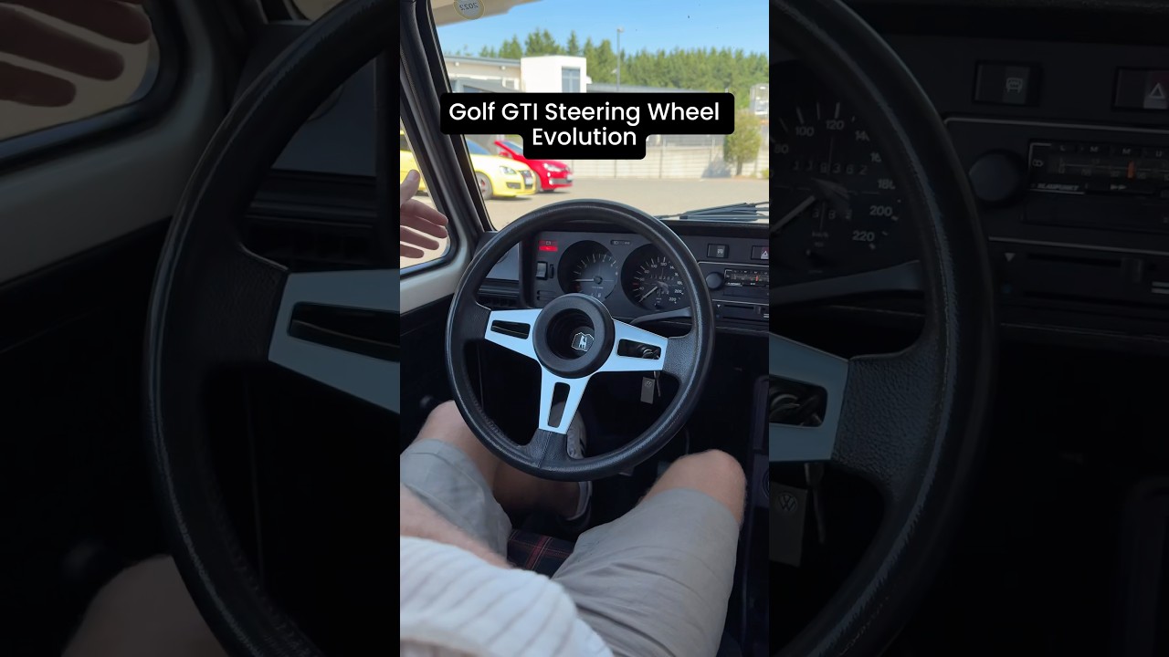 Golf GTI Steering Wheel Evolution! 😳