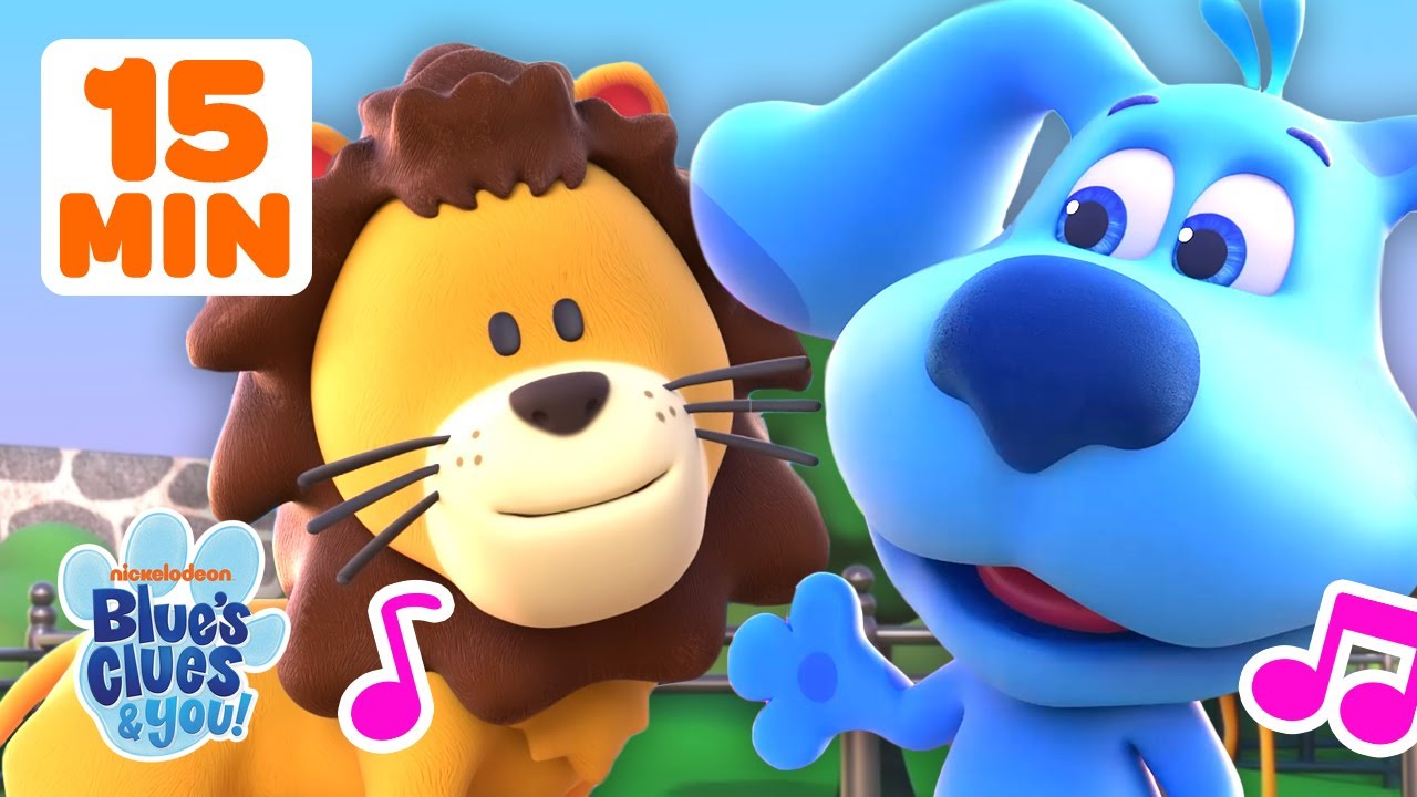 Blue Goes to the Zoo & Sings B-I-N-G-O! + More Nursery Rhymes & Kids Songs | Blue’s Clues & You!