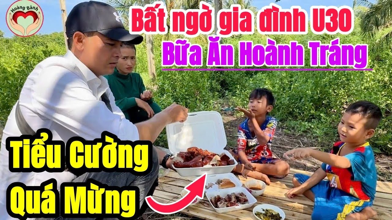 Bất ngờ gia đình em Kiều u30 được bữa ngon miệng 