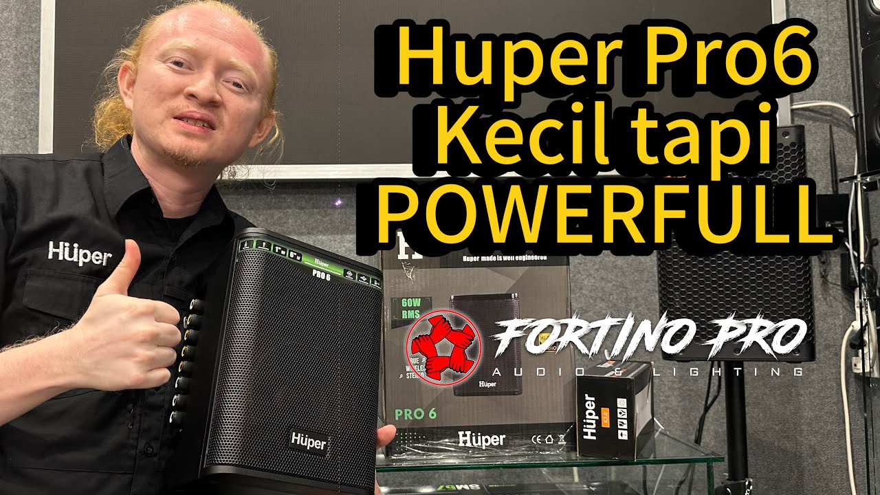 KECIL TAPI POWERFULL SPEAKER BLUETOOTH HUPER PRO6