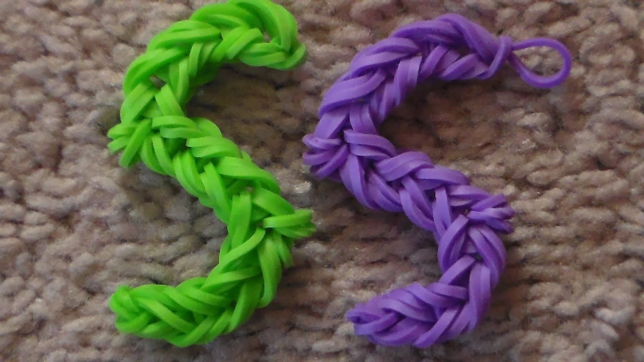 Como Hacer La Letra S Con Gomitas: Rainbow Loom Letter S Charm