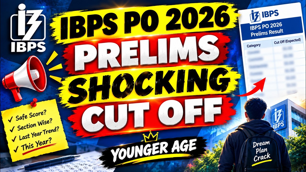 🚨 IBPS PO PRELIMS 2026 SHOCKING CUT OFF 😱🔥