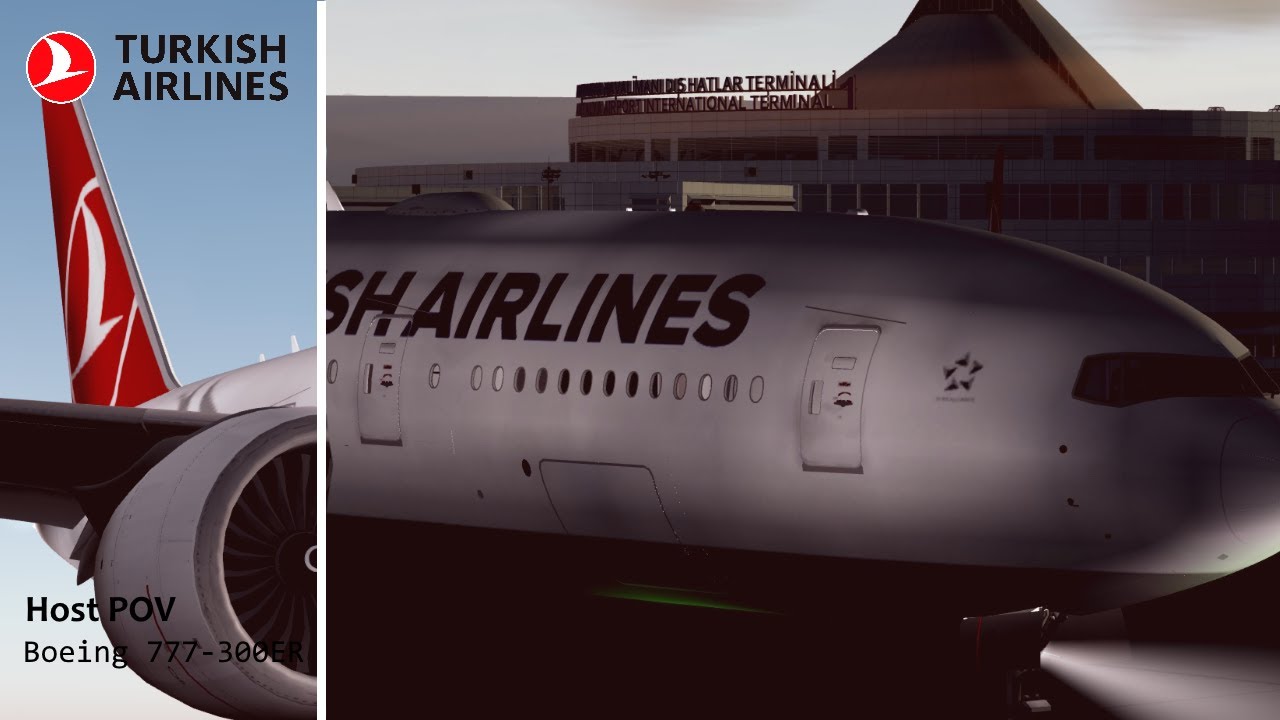 ROBLOX | Turkish Airlines Roblox 777-300ER Host POV