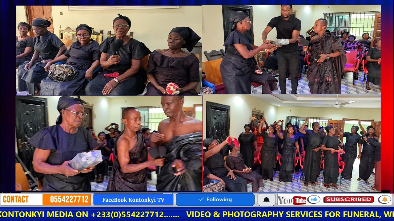 $H0CKlNG: OBAAPANIN OF DL ƐKOƆNA FAMILY PERFORMED AKAN CUSTOMS &TRADITIONS TO REMOVE EX. ABUASAPANI