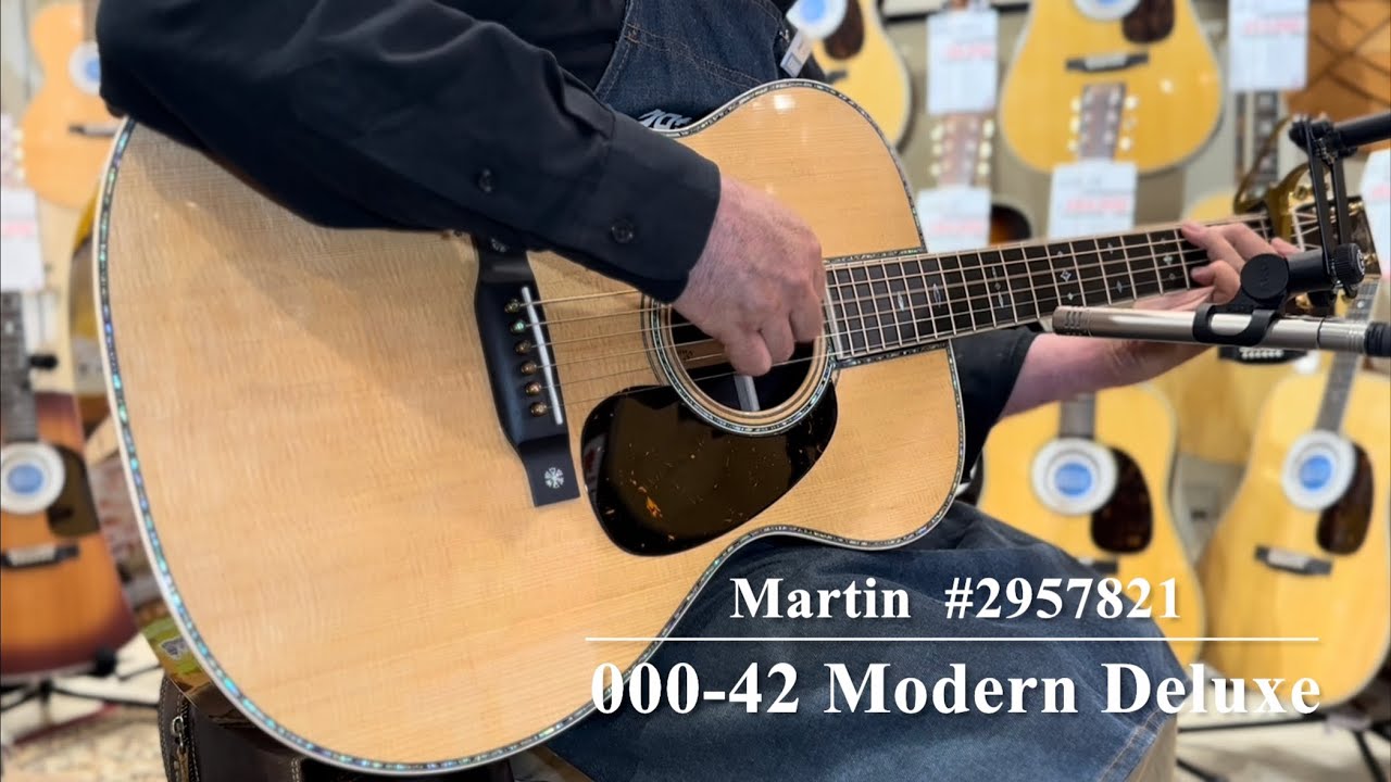 Martin 000-42 Modern Deluxe #2957821 【当たり個体】【素敵ローズ / 漆黒エボニー】