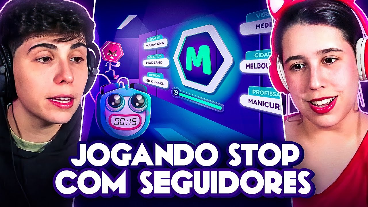 JOGANDO STOP COM OS INSCRITOS! | ThazzB Hour