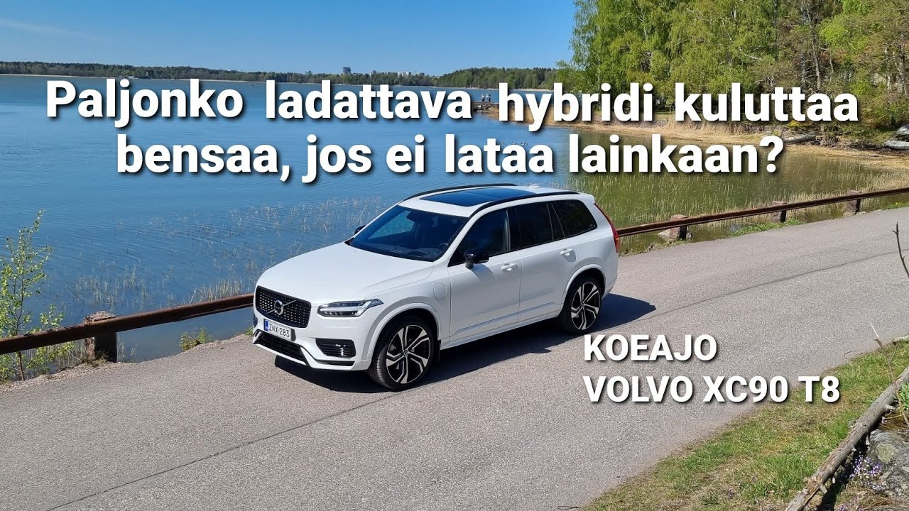 Miten paljon ladattava hybridi kuluttaa, jos ei lataa? - Volvo XC90 T8
