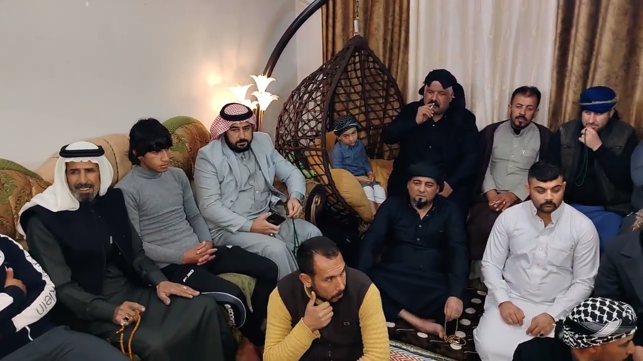 المداح صدام السبعاوي المنقبه النبوية مناسبة الذكرى السنوية على روح المرحوم محمد في دار احمد السبعاوي