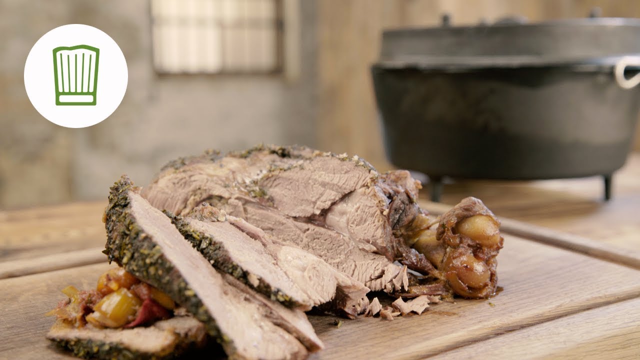 Geschmorte Lammkeule aus dem Dutch Oven | Chefkoch.de
