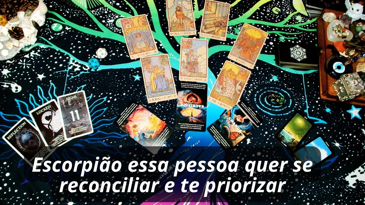 Escorpião 1ºdec essa pessoa quer se reconciliar e te priorizar