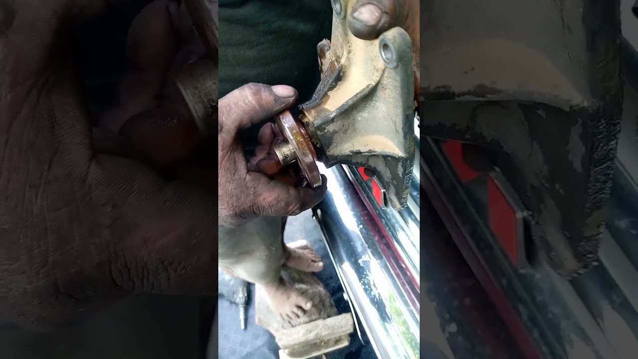 Mitsubishi Pajero overheating problem replace water pump job done by boy pulpog