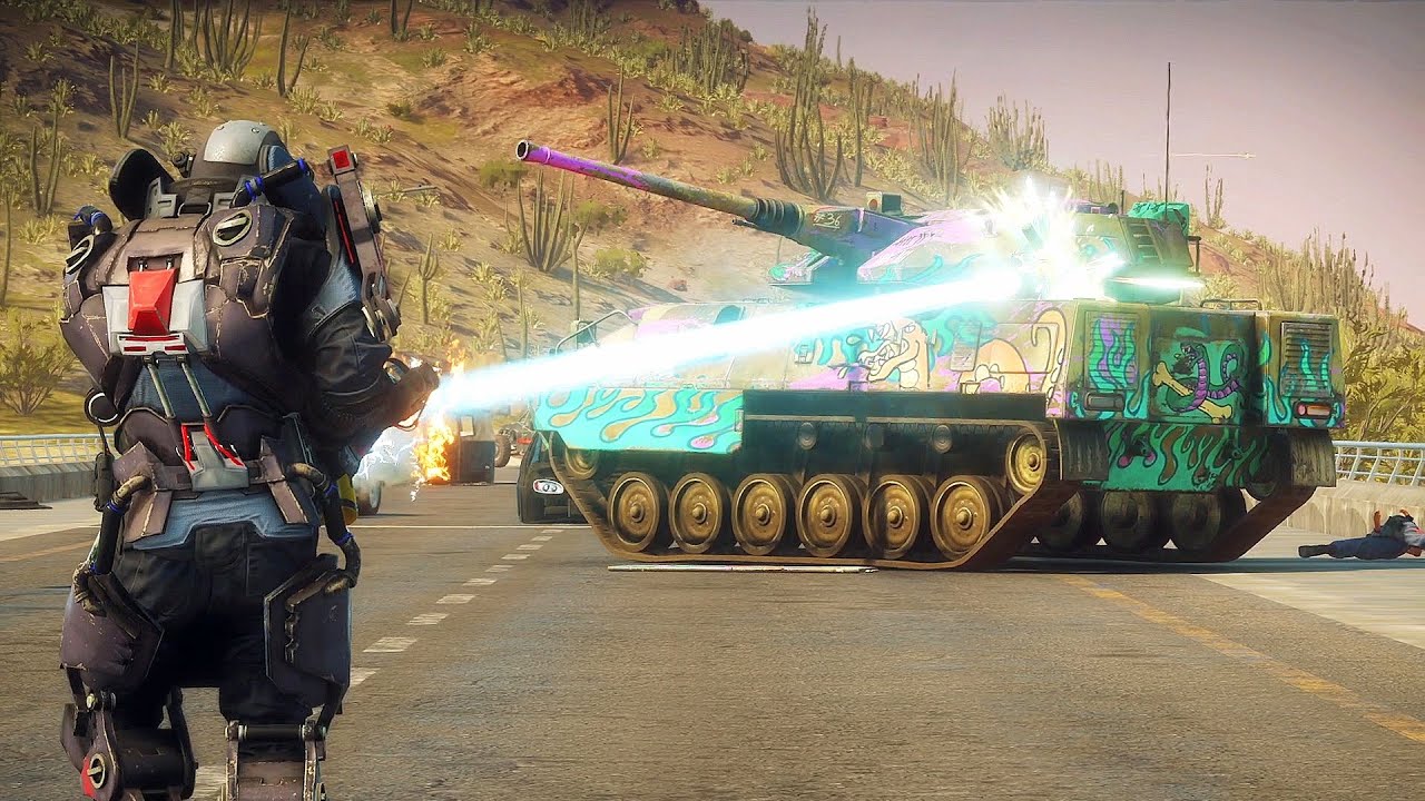 JUST CAUSE 4 NPC Wars (Army of Chaos vs Black Hand)