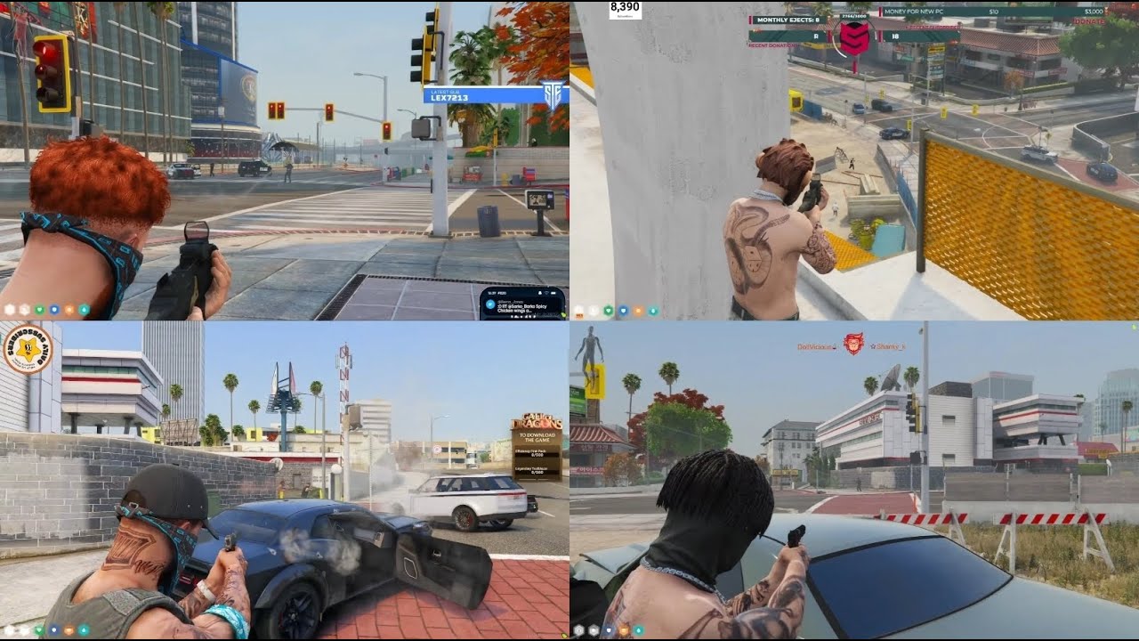 Manor vs Hydra 6v6 At Little Seoul (Multi POV) | NoPixel 4.0 GTA RP
