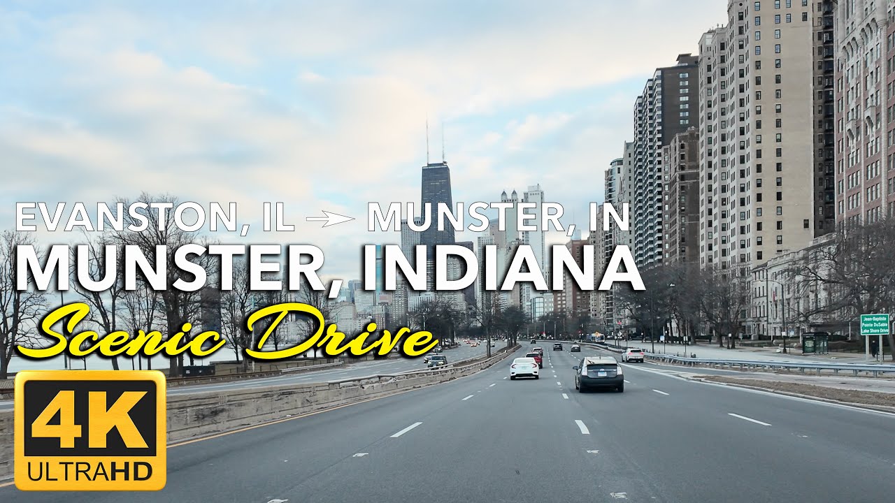 Scenic Drive from Evanston, IL to Munster, IN | Sheridan Serenity to Skyway Steel