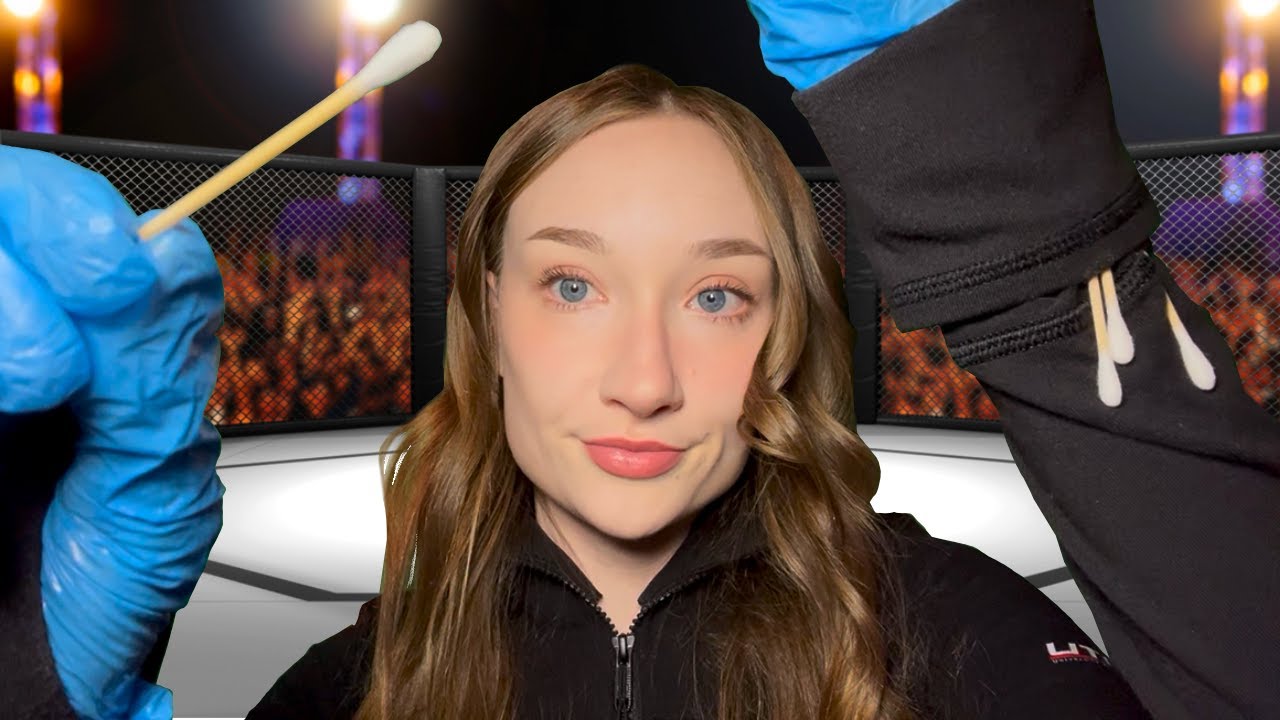 ASMR MMA Cutwoman/Cornerwoman Fixes Your Face! 🥋