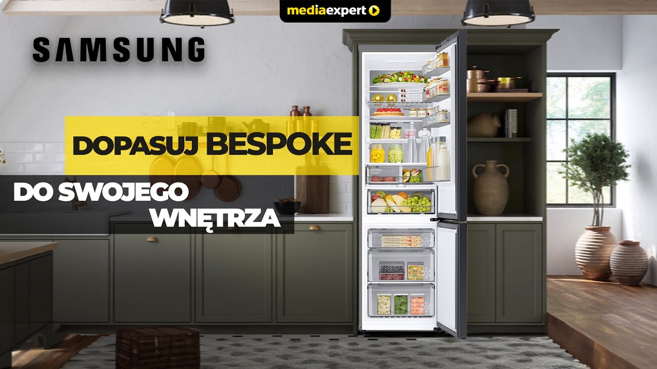 Lod&oacute;wka Samsung BESPOKE RB38C7B6AB1 EF | Wideoprezentacja