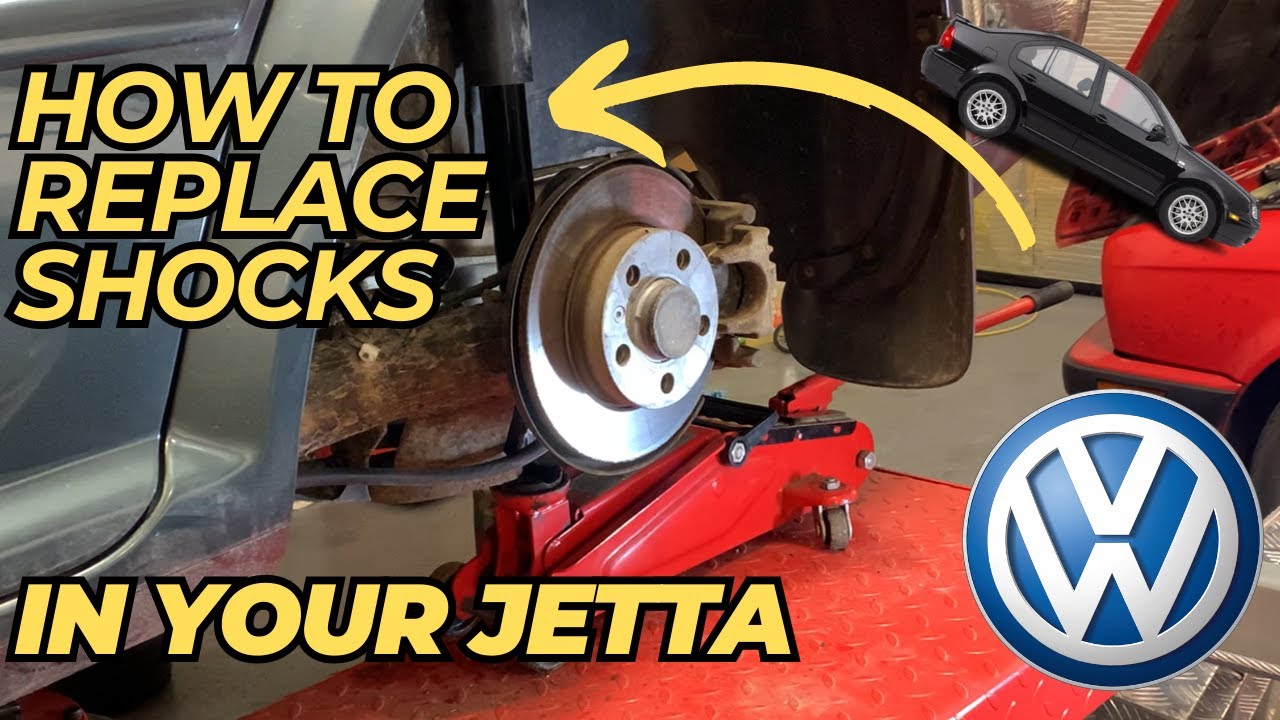 How To Replace Rear Shocks MK4 VW Jetta or Golf