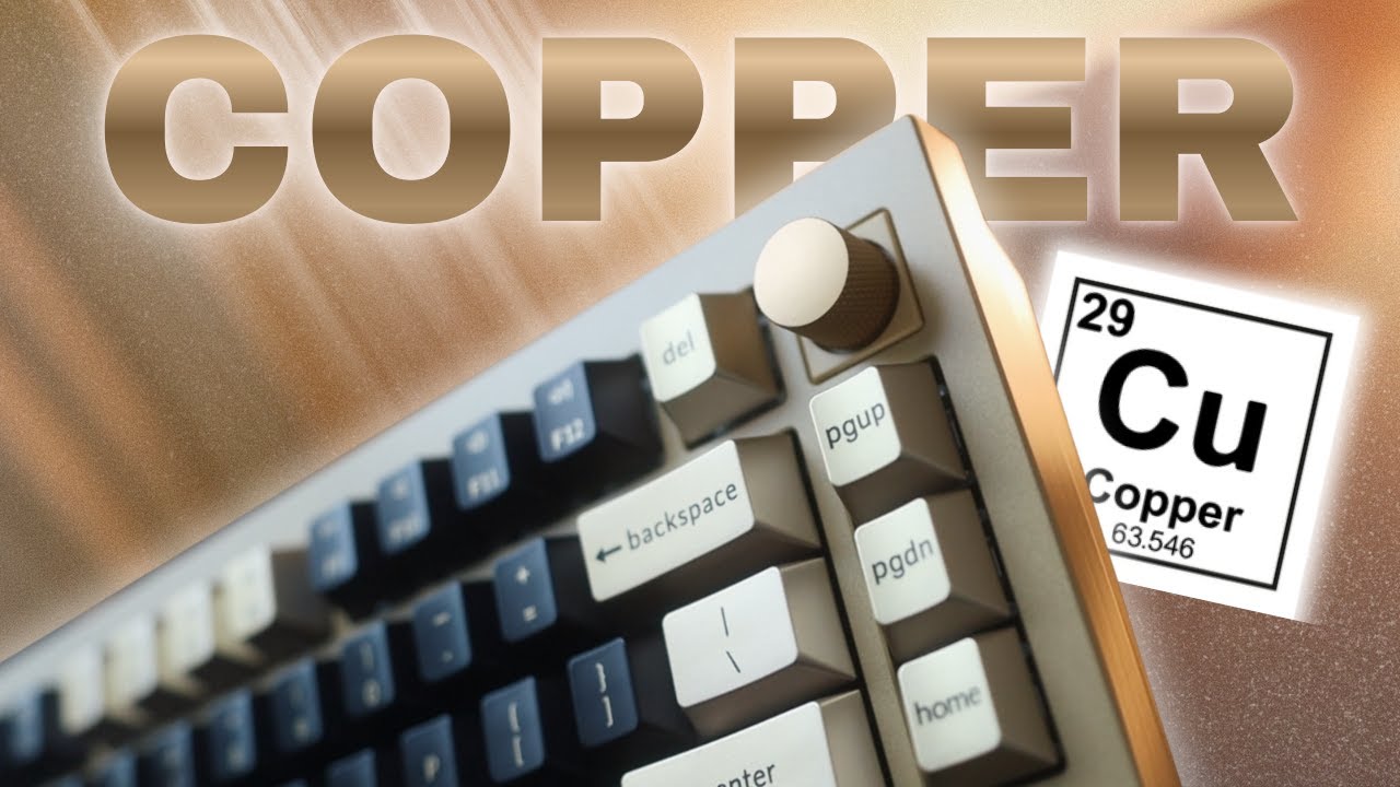 Самая тяжёлая клавиатура, которую я когда-либо видел! | Keychron Q1 HE Copper Edition
