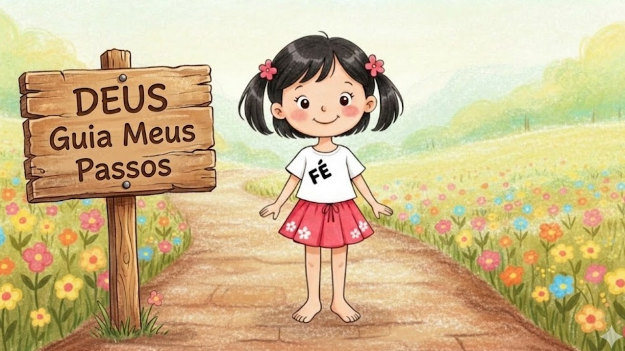 🎵 Deus Guia Meus Passos | Eu Caminho com Fé, Amor e Confiança ❤️