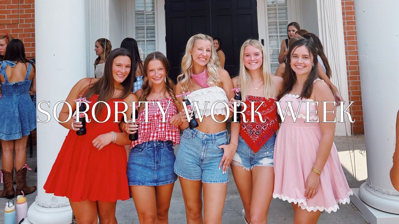 SORORITY WORK WEEK | TEXAS A&M UNIVERSITY