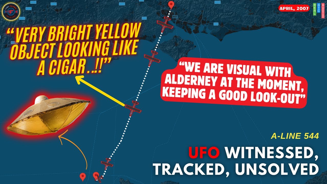 The Most Convincing UFO Sighting Ever &mdash; Heard on ATC Audio #atc