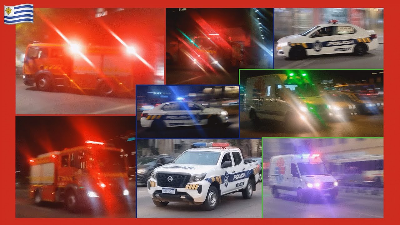 Compilación de vehículos en emergencia en Uruguay #4
