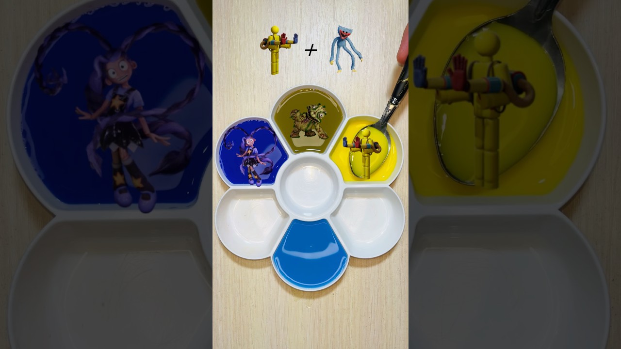 Poppy Playtime 5 Color Mixing #colormixing #colors #shorts #poppyplaytime #games