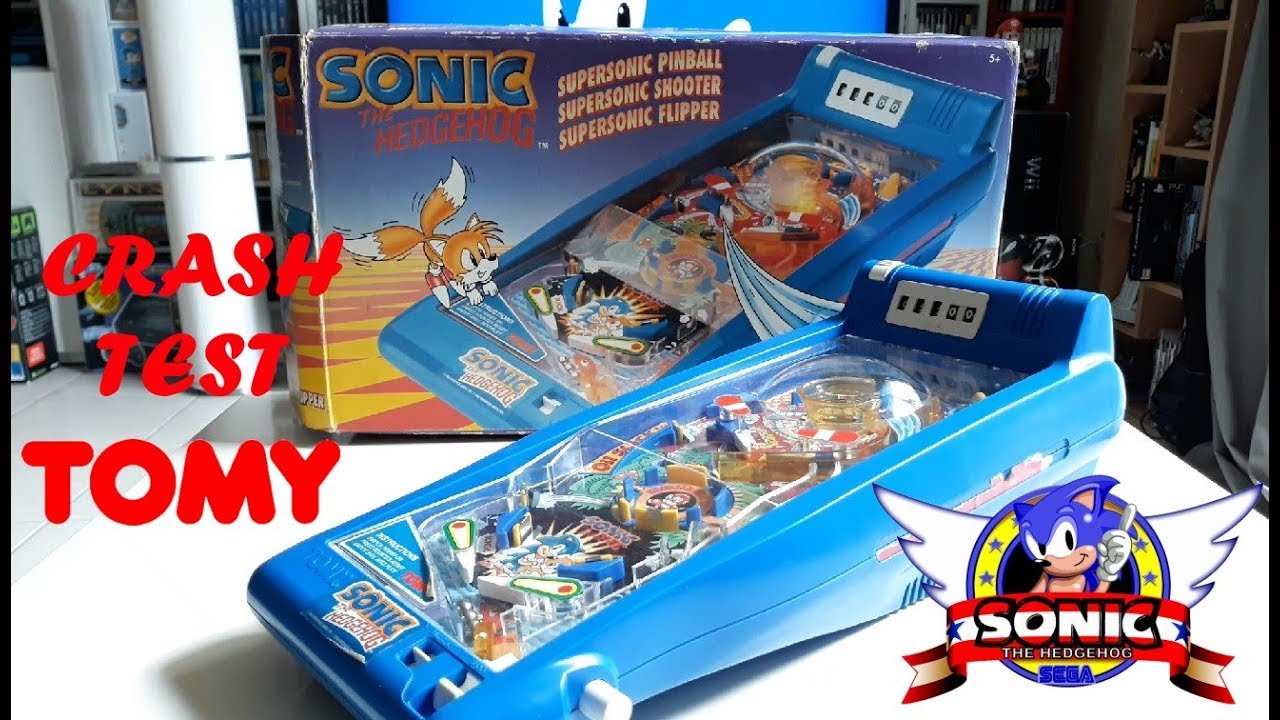 Crash TEST Flipper TOMY Sonic The Hedgehog